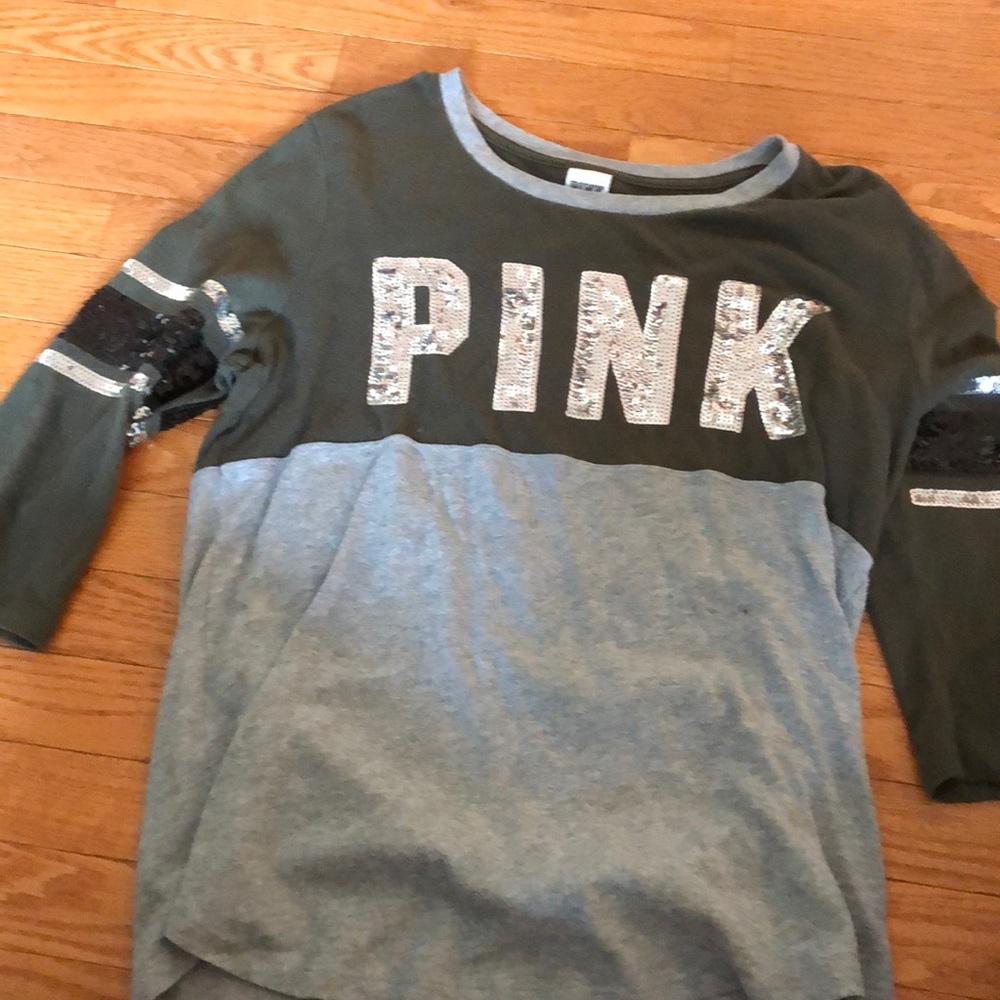 quarter sleeve PINK shirt